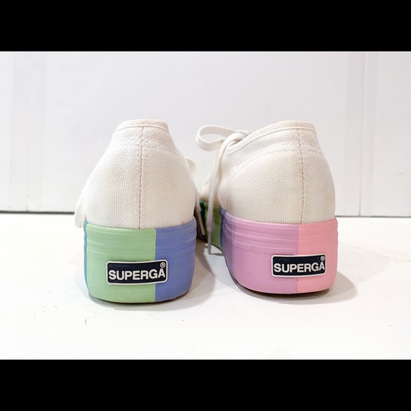 Superga Pastel Platform Sneakers - Picture 4 of 7